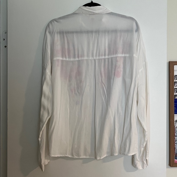 Sundance White Embroidered Button Down Shirt - Picture 5 of 6